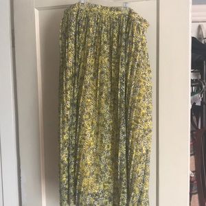Ankle length flowy skirt